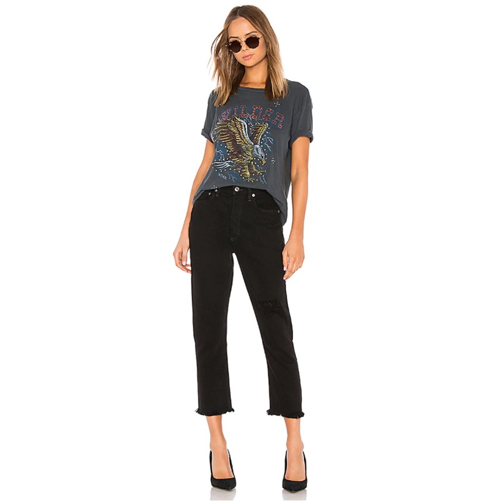 Sale! AGOLDE Riley High Rise Straight Crop